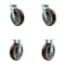 Service Caster Replacement Caster Set for Magliner Caster Set 86152, 4PK MAG-SCC-30CS820-PPUR-2-R-2 - alternate 1